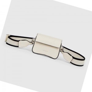 Bolsos Mini Ecco PINCH Hombre Beige | México 180GSO