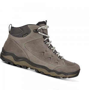 Botas Ecco Ulterra Mid Gtx Mujer Grises | México 809PJJ