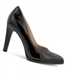 Tacones Ecco Elevate Plateau 75 Mujer Negros | México 717BEX