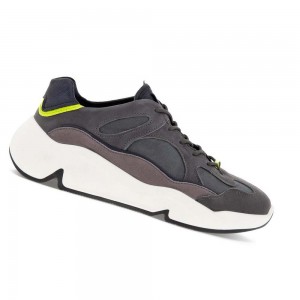 Zapatos Casual Ecco Chunky Color Pop Hombre Azules | México 445PJJ